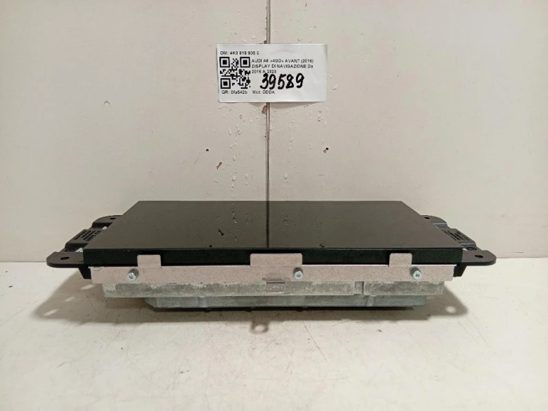 Display DI Navigazione 4K0919605C SCHERMO DISPLAY ORIGINALE AUDI Audi A6 4GD Avant 2016