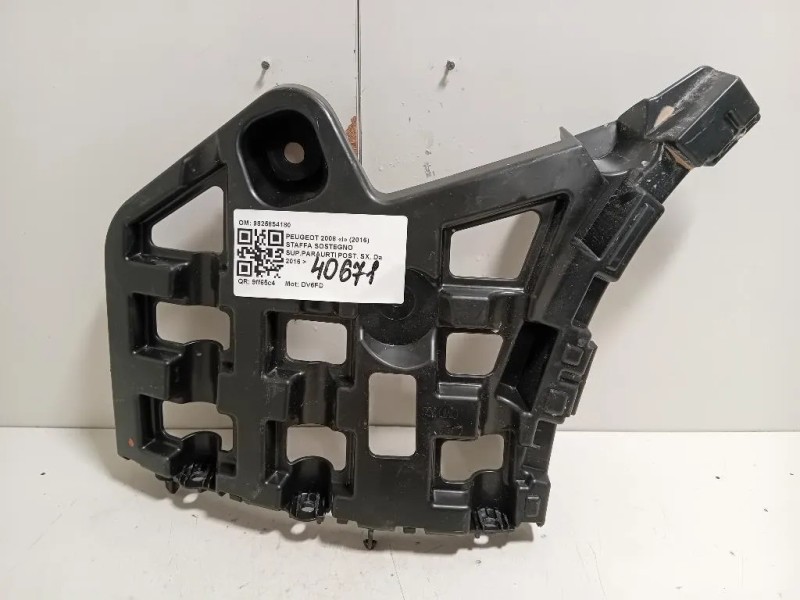 Staffa Sostegno Supparaurti POST SX 9825854180 Peugeot 2008 I 2016