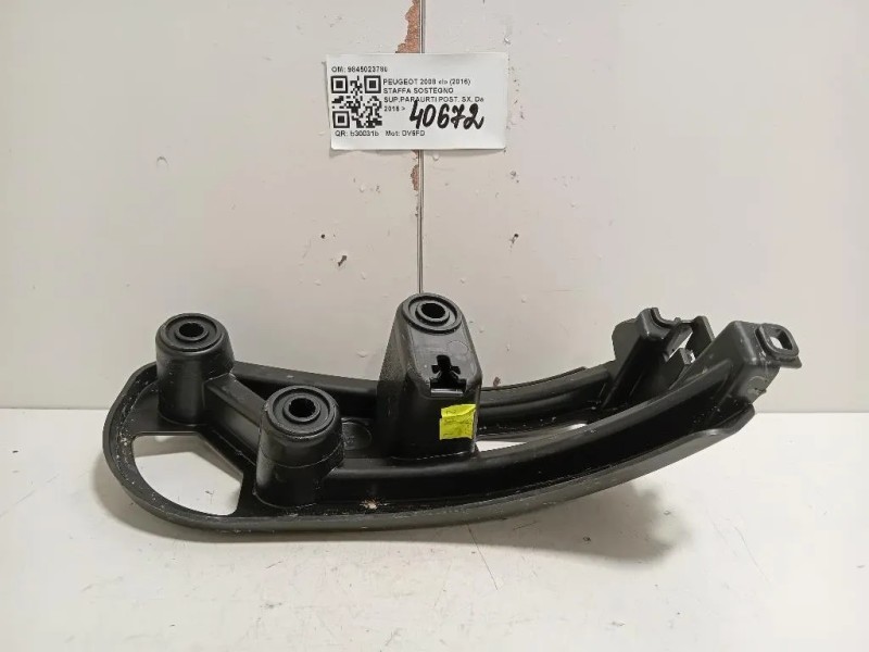 Staffa Sostegno Supparaurti POST SX 9845023780 Peugeot 2008 I 2016