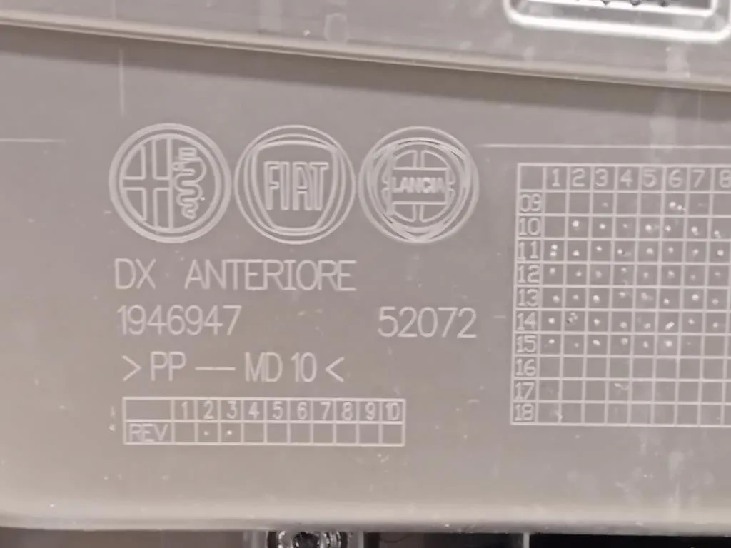 Pannello Rivestimento Porta ANT DX Alfa Romeo Giulietta 2013