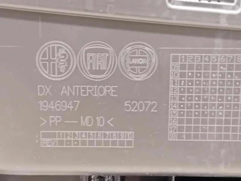 Pannello Rivestimento Porta ANT DX Alfa Romeo Giulietta 2013