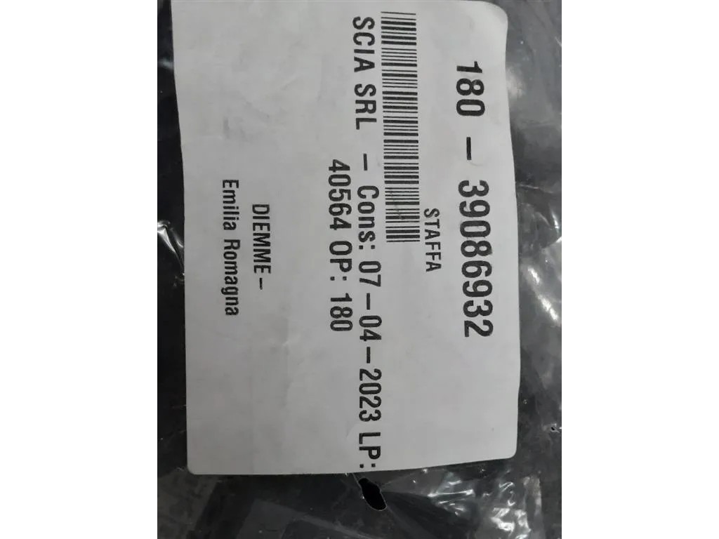 Staffa Spoiler Frangivento POST 39086932 SUPORTO PARAURTI POST DX Opel Astra K 2016