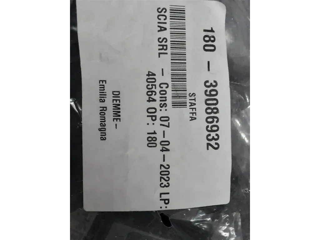 Staffa Spoiler Frangivento POST 39086932 SUPORTO PARAURTI POST DX Opel Astra K 2016