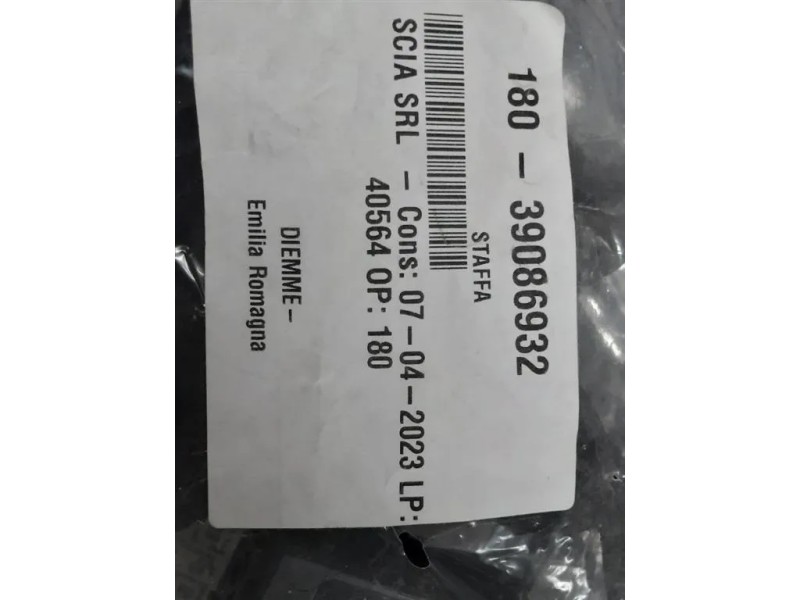 Staffa Spoiler Frangivento POST 39086932 SUPORTO PARAURTI POST DX Opel Astra K 2016