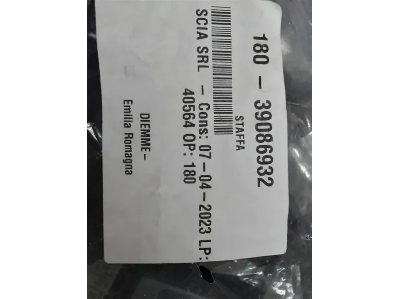 Staffa Spoiler Frangivento POST 39086932 SUPORTO PARAURTI POST DX Opel Astra K 2016