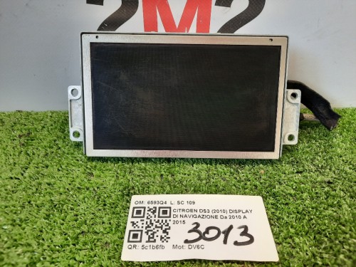 Display DI Navigazione 9673538880 NAVIGATORE RADIO Citroen DS3 2010