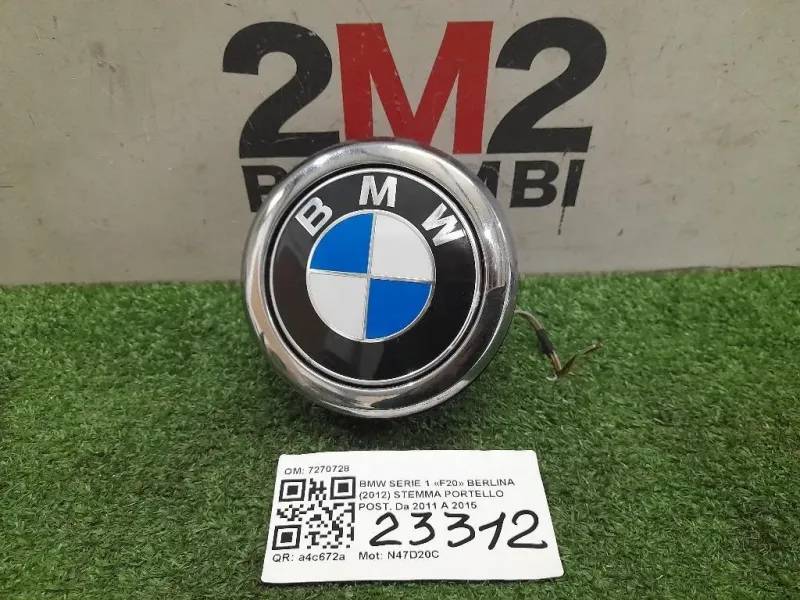 Stemma Portello POST 7270728 Bmw Serie 1 F20 Berlina 2012