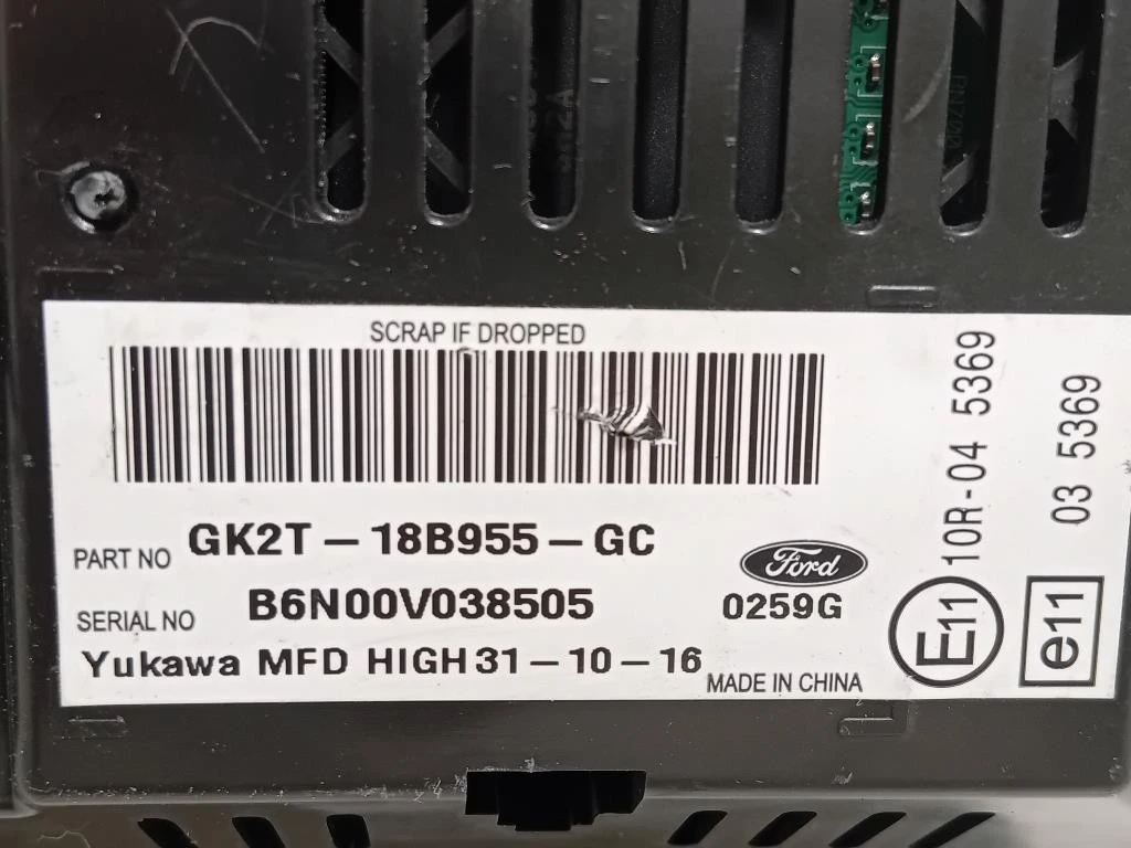 Display DI Navigazione GK2T-18B955-GC Ford KA II 2009