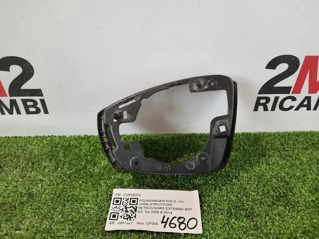 Struttura Retrovisore Esterno ANT DX 212835374 Volkswagen POLO VI 2009