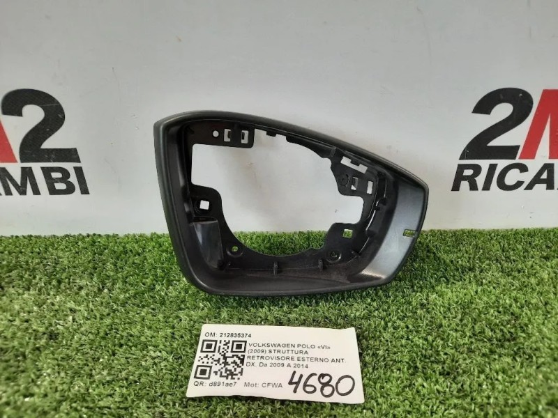 Struttura Retrovisore Esterno ANT DX 212835374 Volkswagen POLO VI 2009