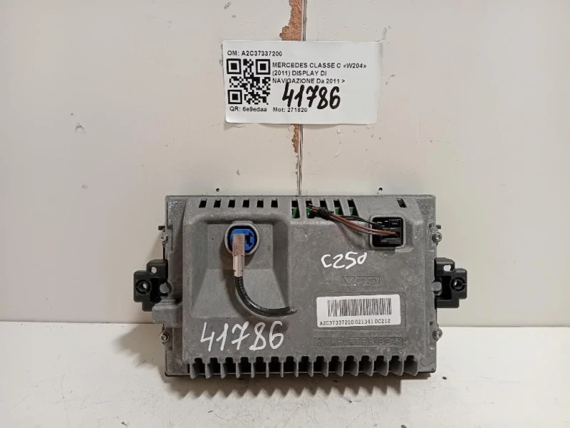 Display DI Navigazione A2C37337200 Mercedes Classe C W204 2011