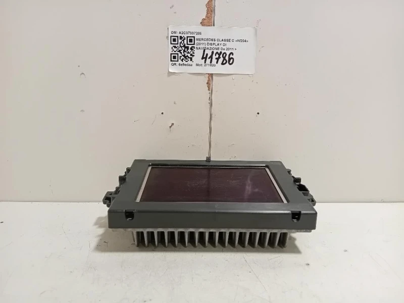 Display DI Navigazione A2C37337200 Mercedes Classe C W204 2011