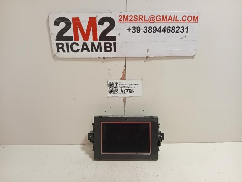 Display DI Navigazione A2C37337200 Mercedes Classe C W204 2011