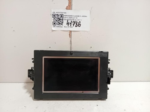 Display DI Navigazione A2C37337200 Mercedes Classe C W204 2011