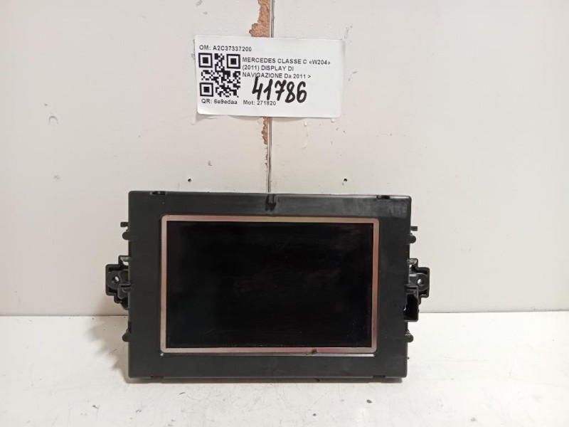 Display DI Navigazione A2C37337200 Mercedes Classe C W204 2011
