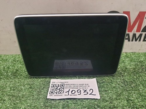 Display DI Navigazione A1669007814 Mercedes Classe GLE W166 2015