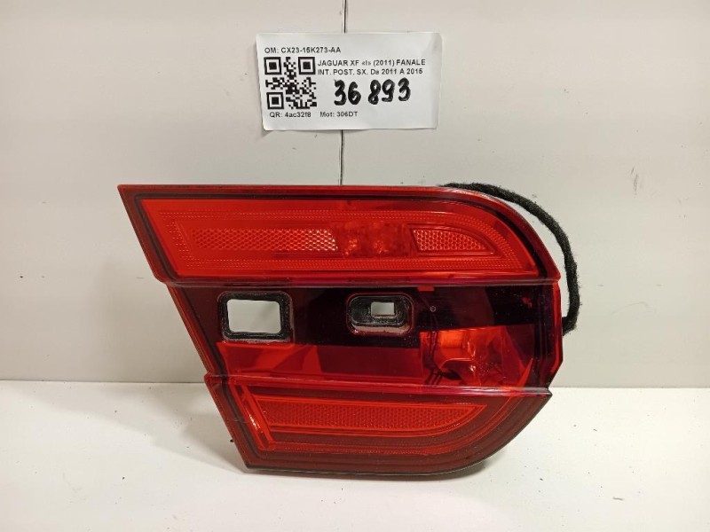 Fanale INT POST SX CX23-15K273-AA Jaguar XF I 2011