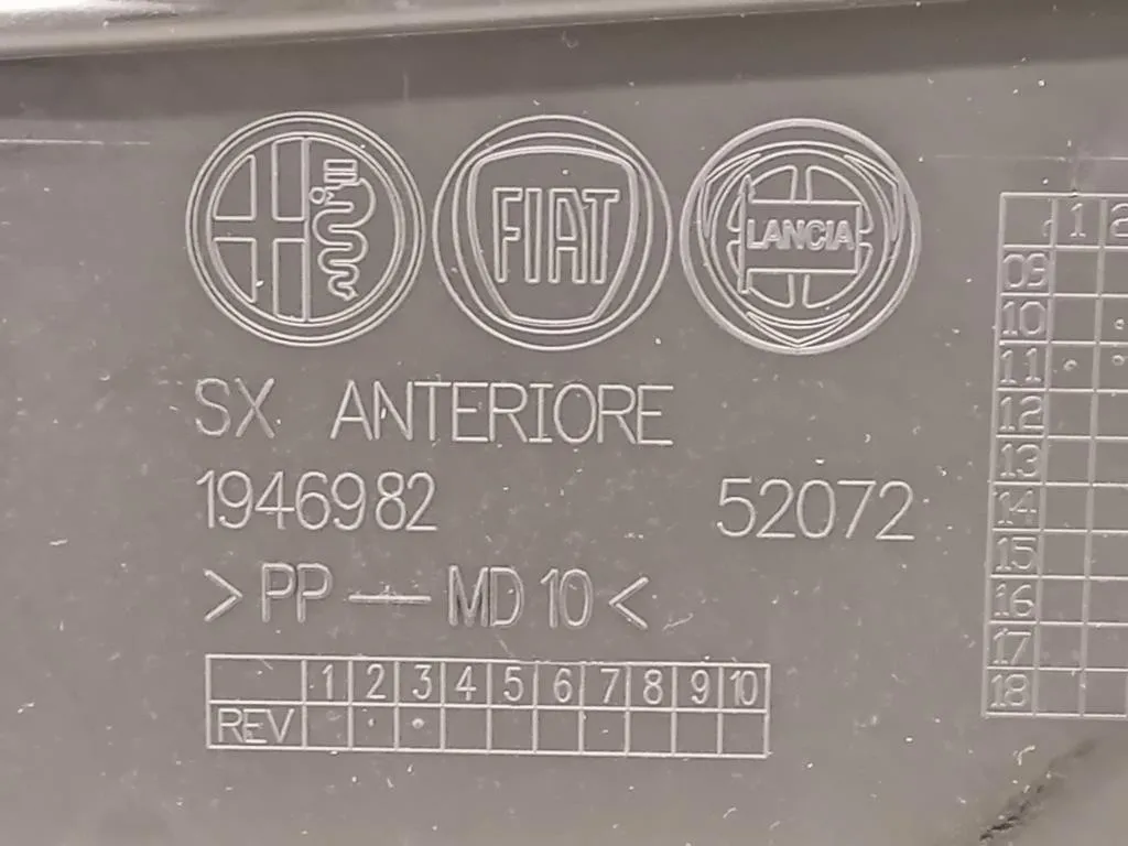 Pannello Rivestimento Porta ANT SX Alfa Romeo Giulietta 2013