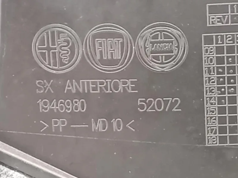 Pannello Rivestimento Porta ANT SX Alfa Romeo Giulietta 2013