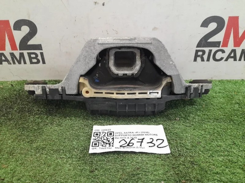 Supporto Gomma Motore 326E69 Opel Astra K 2016