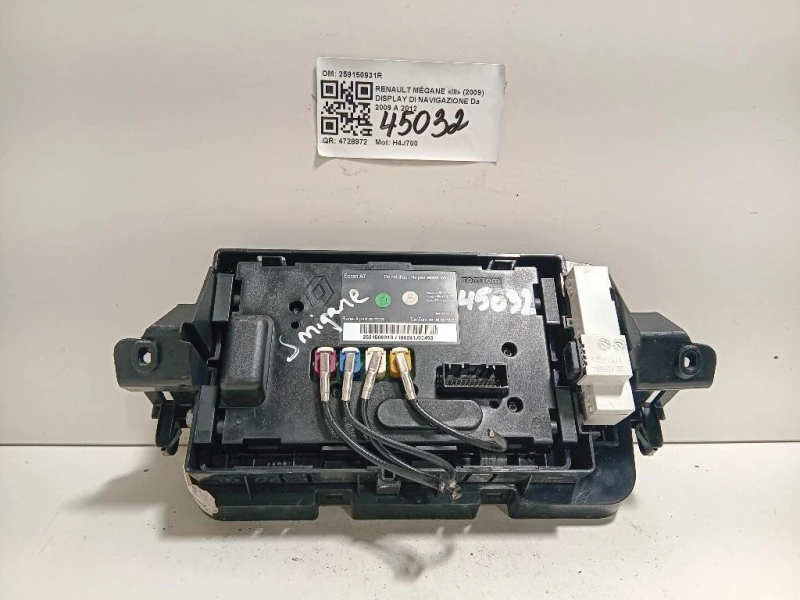 Display DI Navigazione 259150931R Renault Mégane III 2009