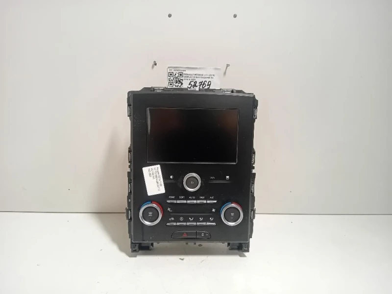 Display DI Navigazione 681833236R Renault Mégane IV 2016