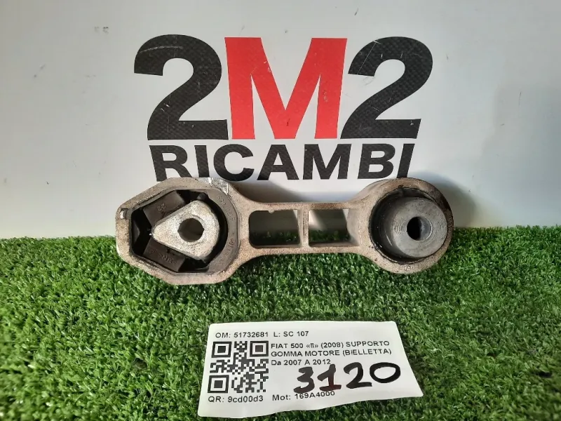 Supporto Gomma Motore Bielletta 51732681 Fiat 500 II 2008