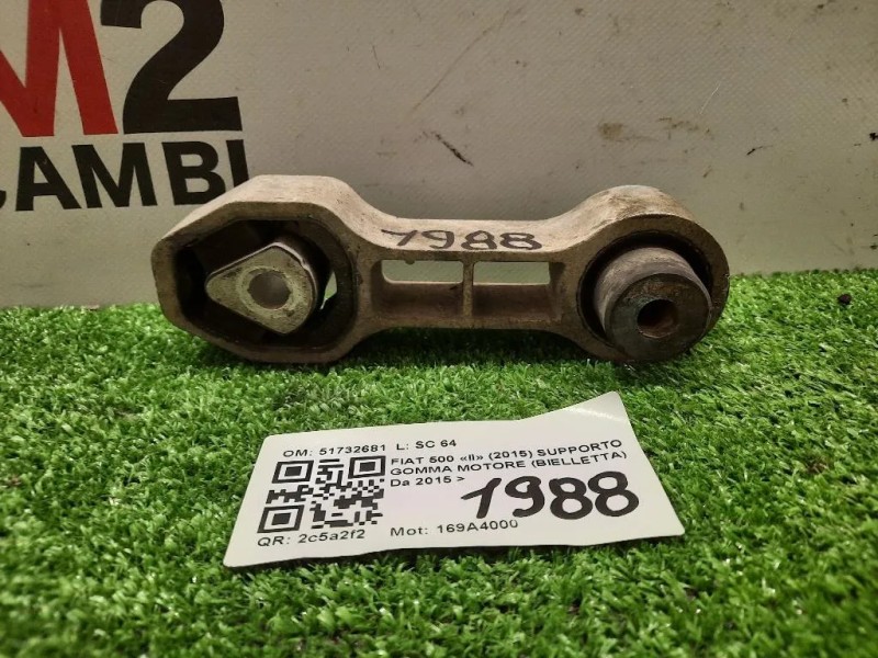 Supporto Gomma Motore Bielletta 51732681 Fiat 500 II 2015
