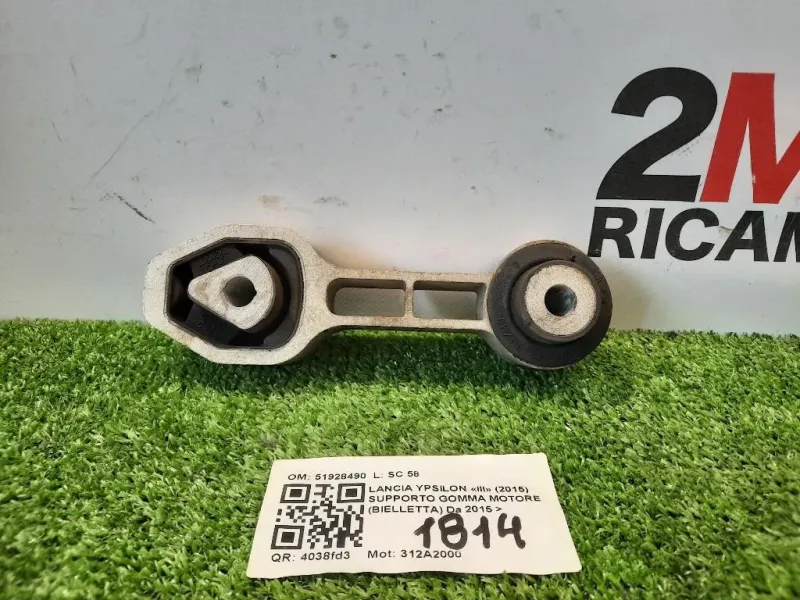 Supporto Gomma Motore Bielletta 51928490 Lancia Ypsilon III 2015
