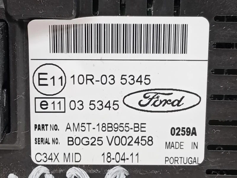 Display Head-up AM5T-18B955-BE Ford Focus IV SW 2011