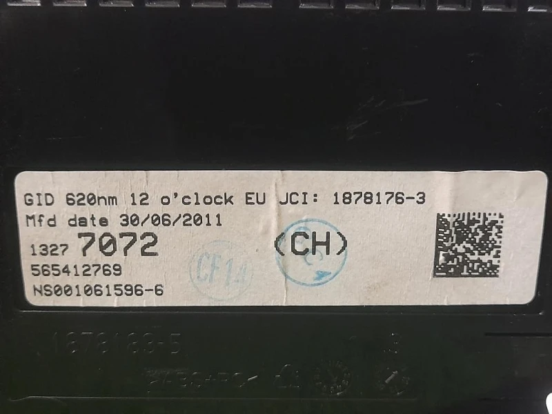 Display Head-up COPERCHIO DISPLAY 1878183-5 Opel Meriva B 2010