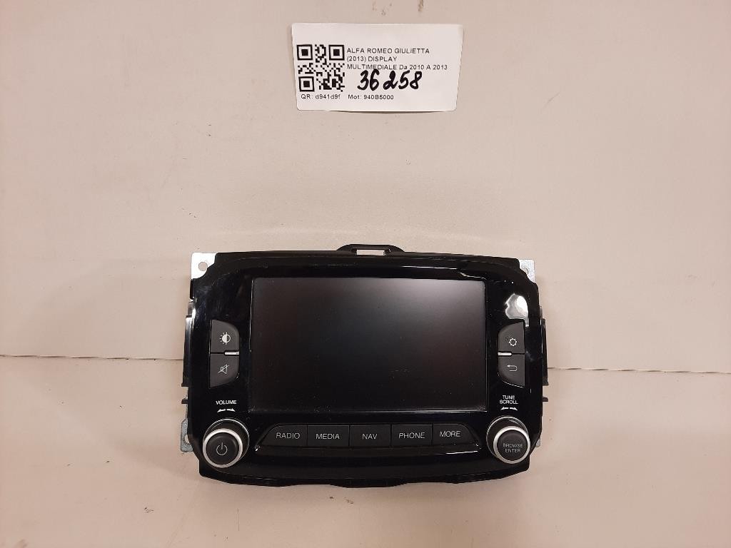 Display Multimediale 6434C-BE2807 Alfa Romeo Giulietta 2013