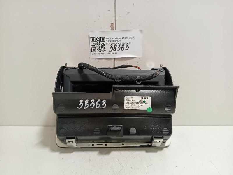 Display Multimediale 8X0857273B Audi A1 8XA Sportback 2012