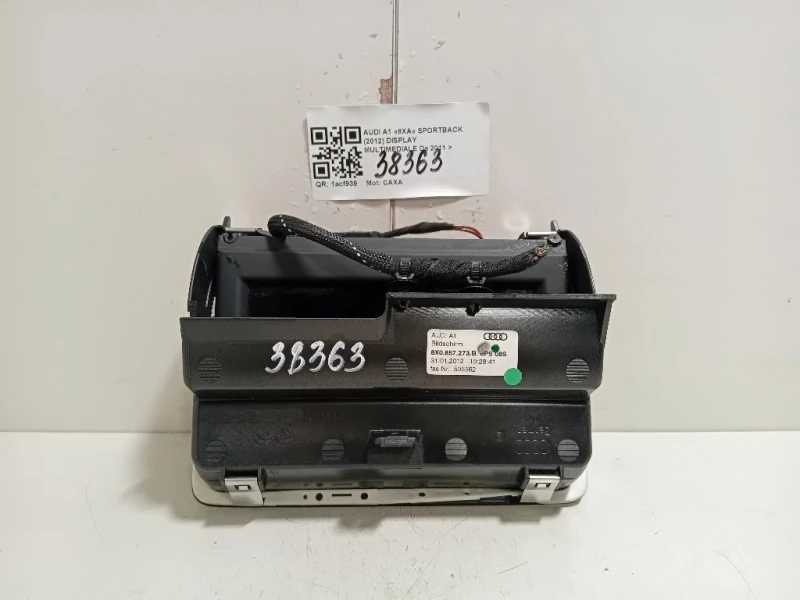 Display Multimediale 8X0857273B Audi A1 8XA Sportback 2012