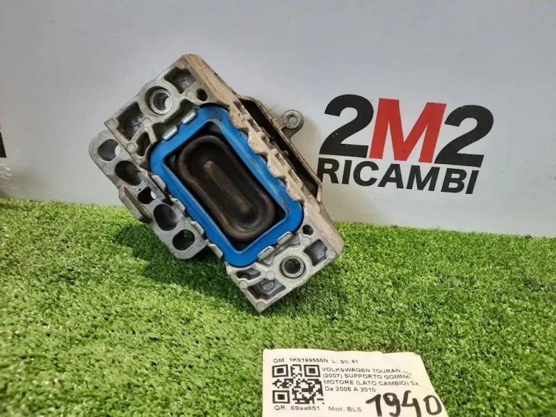 Supporto Gomma Motore LATO Cambio SX 1K0199252 Volkswagen Touran II 2007