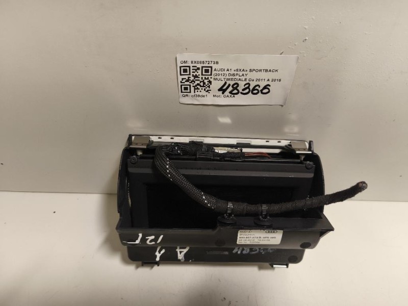 Display Multimediale 8X0857273B Audi A1 8XA Sportback 2012