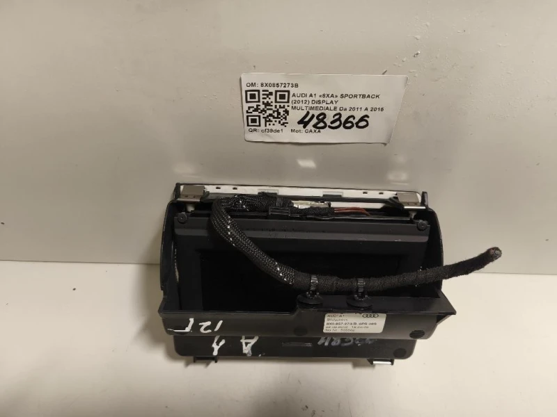 Display Multimediale 8X0857273B Audi A1 8XA Sportback 2012