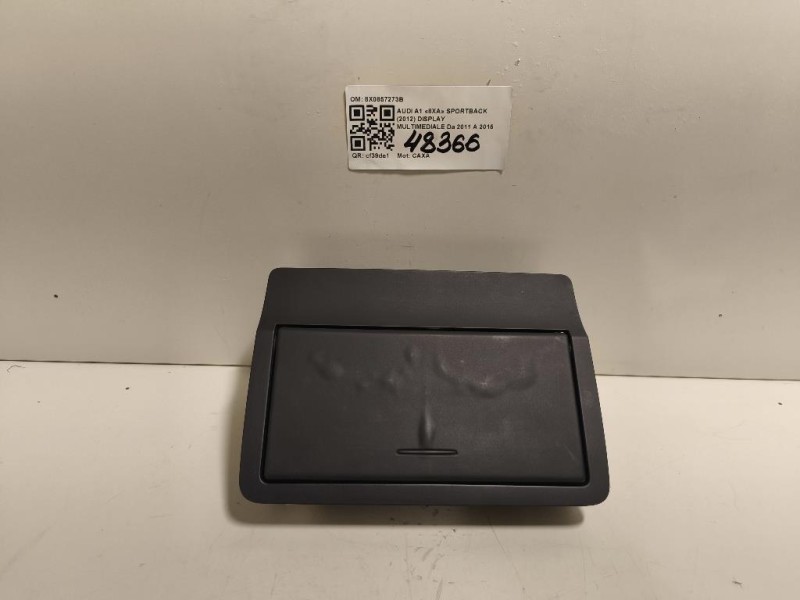 Display Multimediale 8X0857273B Audi A1 8XA Sportback 2012