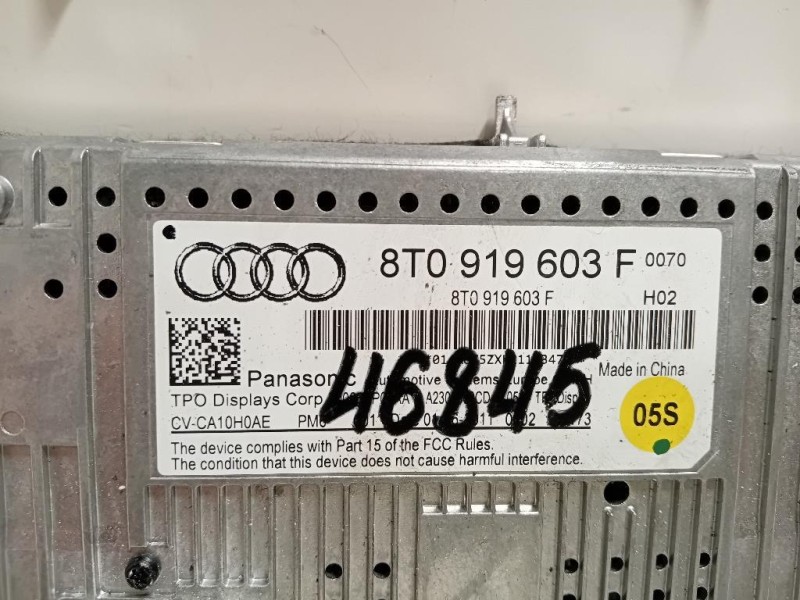 Display Multimediale 8T0 919 603 F Audi A4 8K2 2008