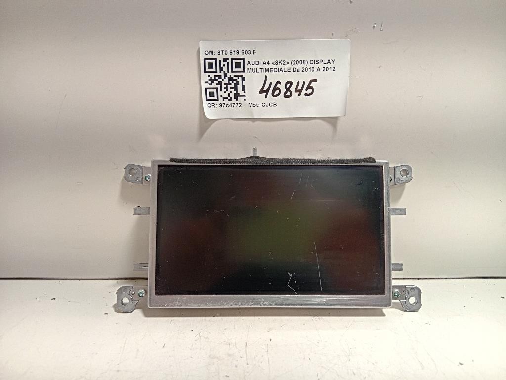 Display Multimediale 8T0 919 603 F Audi A4 8K2 2008