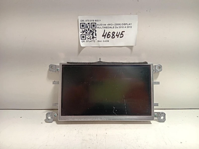 Display Multimediale 8T0 919 603 F Audi A4 8K2 2008