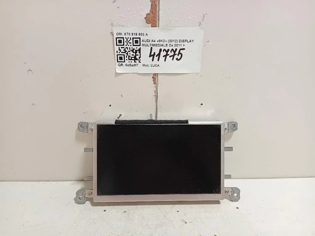 Display Multimediale 8T0 919 603 A Audi A4 8K2 2012
