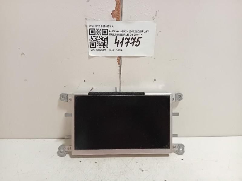 Display Multimediale 8T0 919 603 A Audi A4 8K2 2012