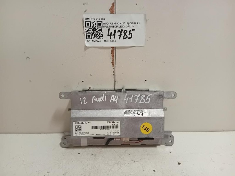 Display Multimediale 8T0 919 604 Audi A4 8K2 2012