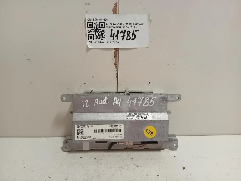 Display Multimediale 8T0 919 604 Audi A4 8K2 2012