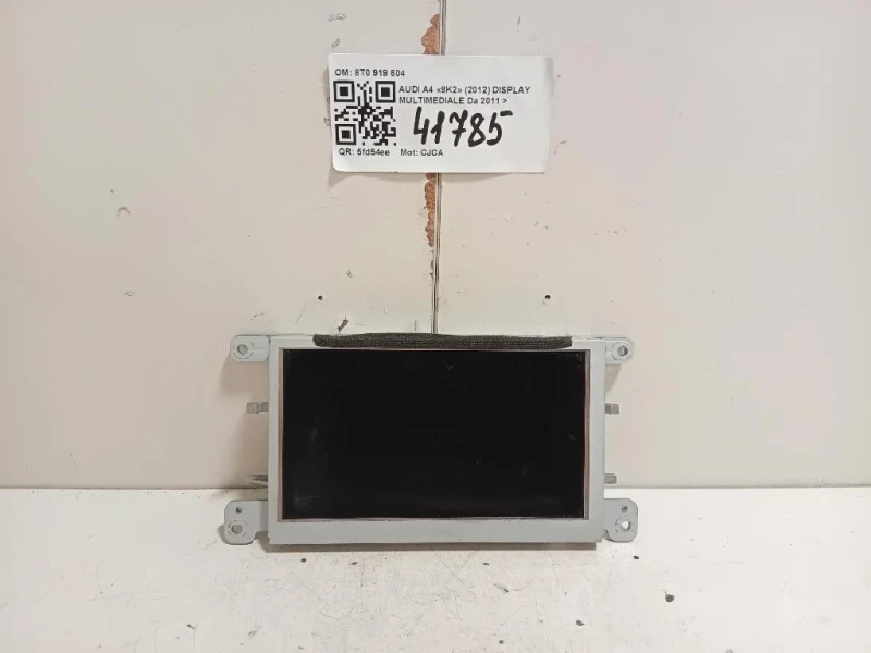 Display Multimediale 8T0 919 604 Audi A4 8K2 2012