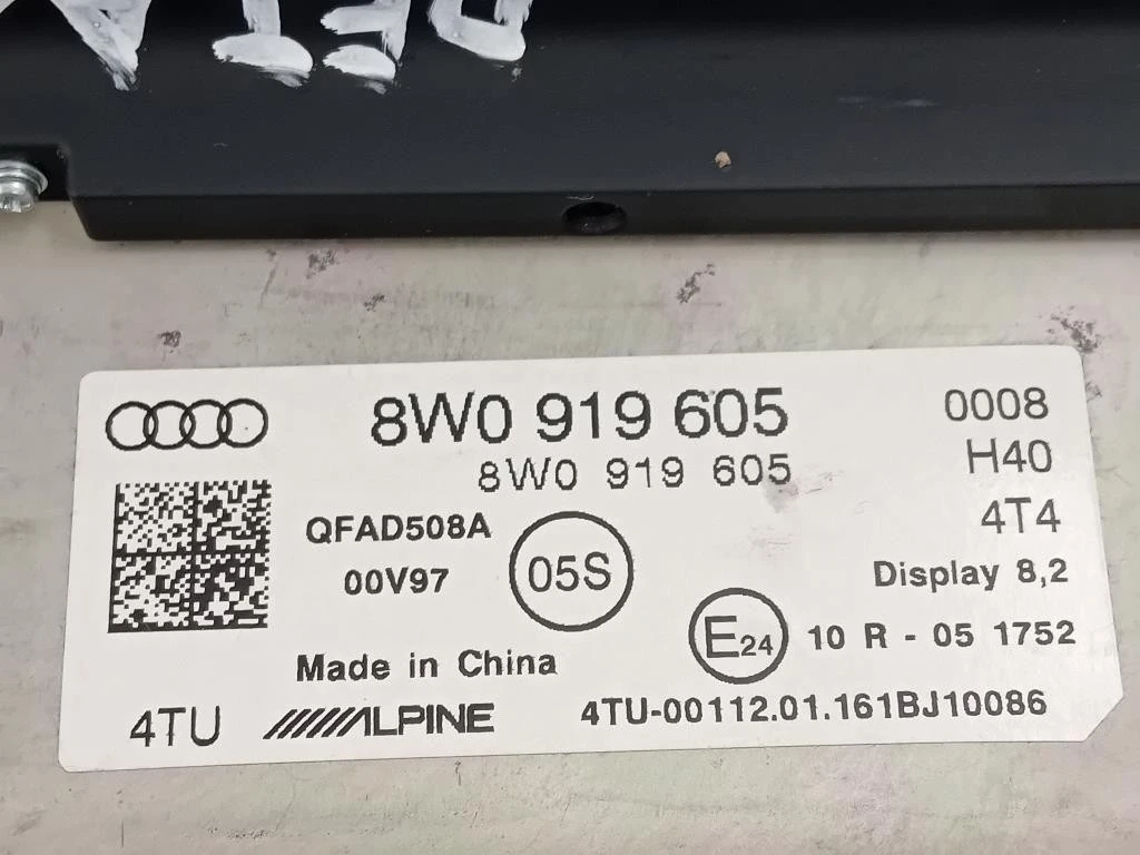 Display Multimediale 8W0 919 605 Audi A4 8W5 Avant 2015