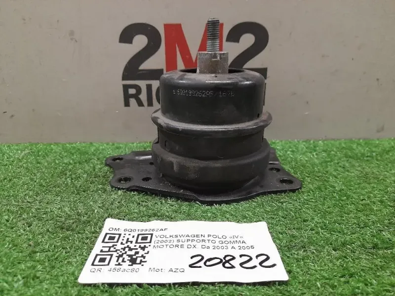Supporto Gomma Motore DX 6Q0199262AF Volkswagen POLO IV 2002