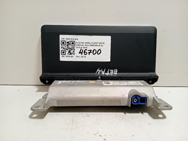 Display Multimediale 8W0 919 605 Audi A4 8W5 Avant 2015