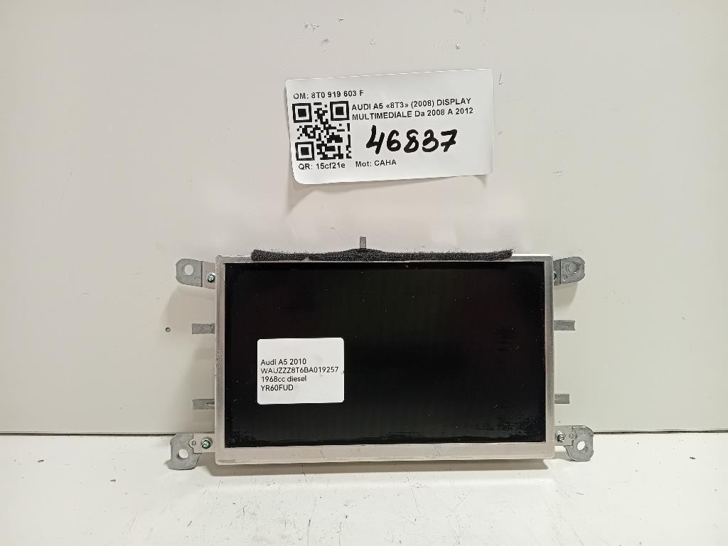 Display Multimediale 8T0 919 603 F Audi A5 8T3 2008